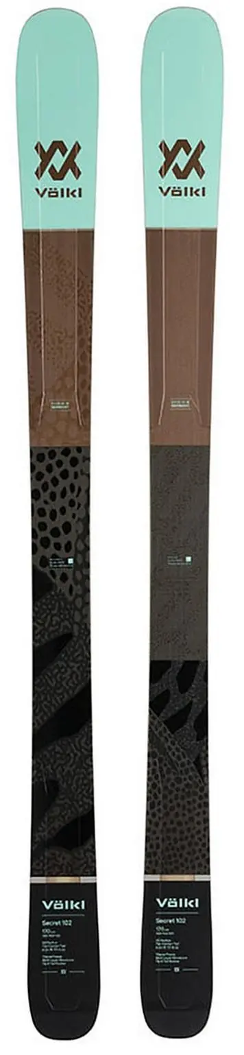 2020 Volkl Secret 102 Ladies Snow Skis 1
