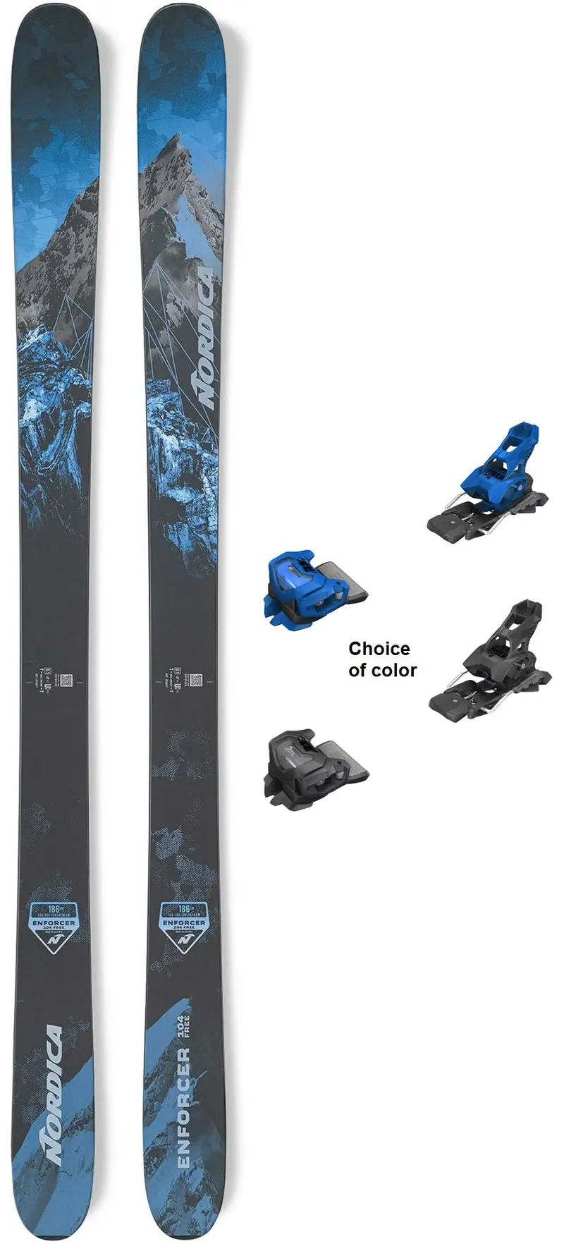 2024 Nordica Enforcer 104 Free With Tyrolia Attack 14 Bindings 1