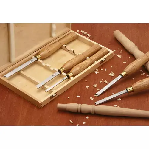 5 Pc. Hss Lathe Chisel Set -Captive Ring Cutting Tools 1