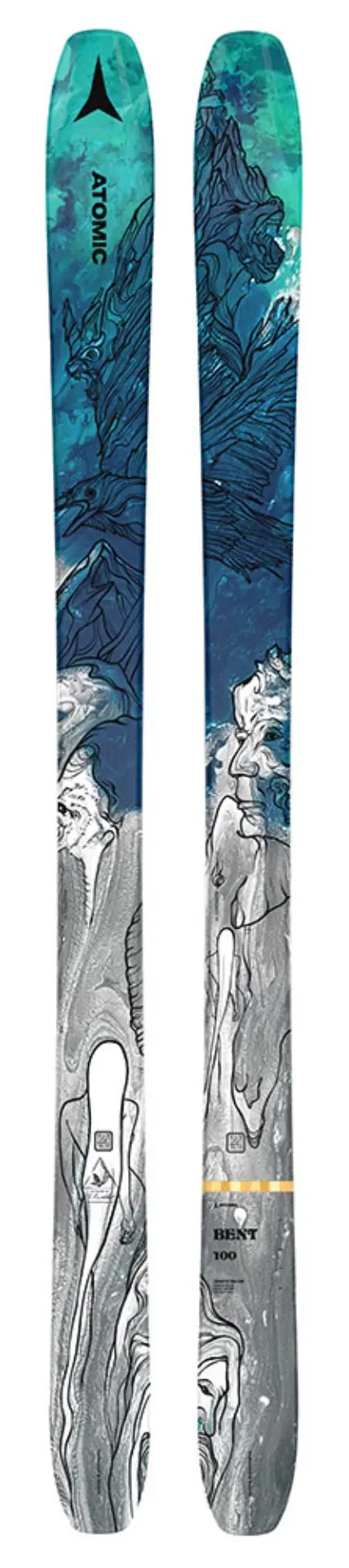 Atomic Bent 100 Snow Ski 2023 1