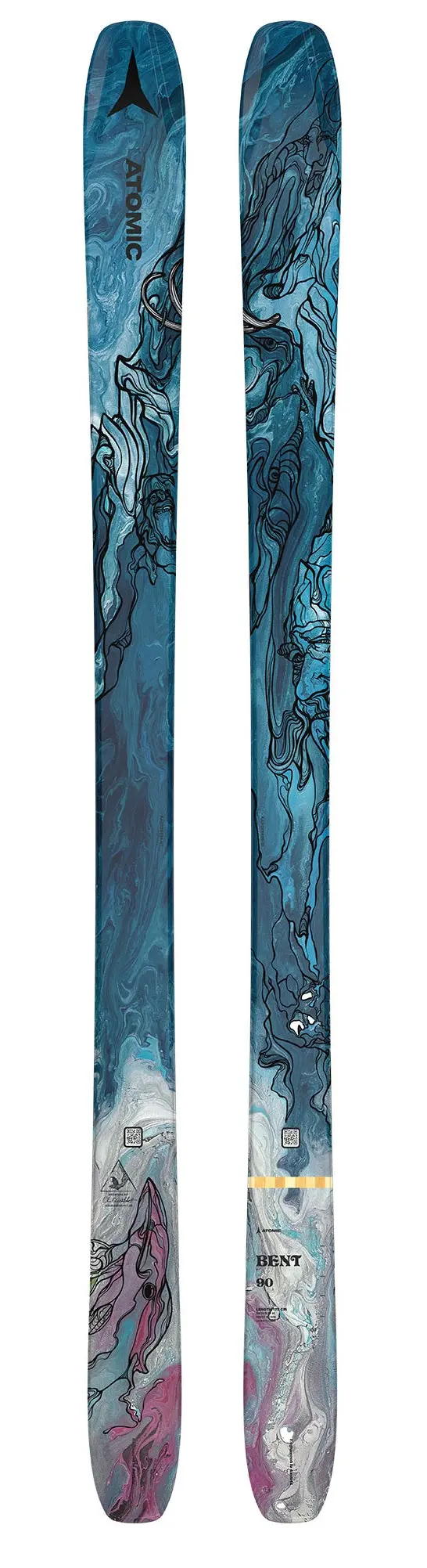 Atomic Bent 90 Snow Ski 2023 1