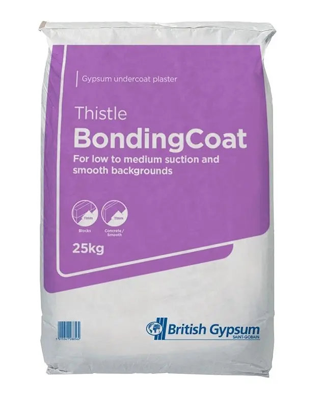British Gypsum Thistle Bondingcoat Undercoat Plaster 25Kg 1