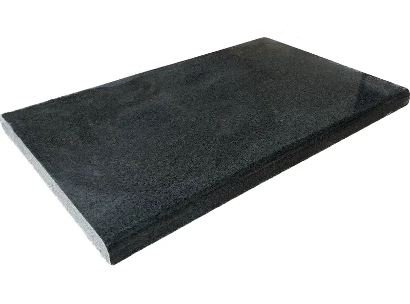 Castle Composites Granite Coping Stones 600 X 375Mm - Charcoal Black 1