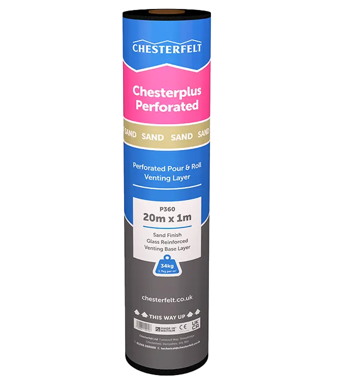 Chesterfelt 3H Perforated Venting Base Layer 20M X 1M Roll 1