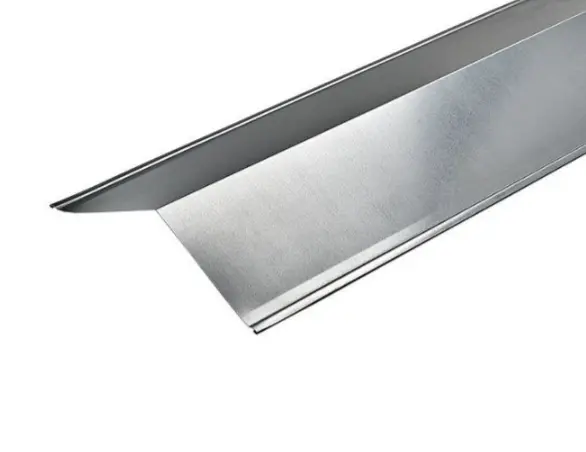Cladco 130º Ridge Flashings In Galvanised Finish - 3M X 150Mm X 150Mm 1