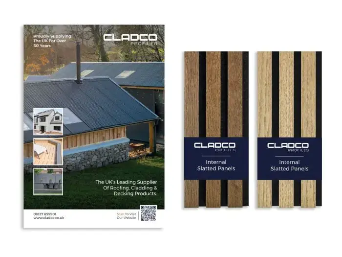 Cladco Acoustic Internal Slatted Wall Panels Sample Pack 1