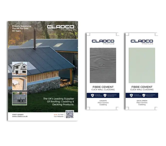 Cladco Fibre Cement Click Cladding Sample Pack 1