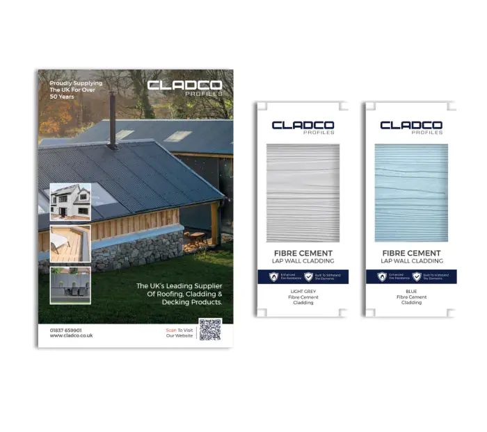 Cladco Fibre Cement Lap Wall Cladding Board Sample 1