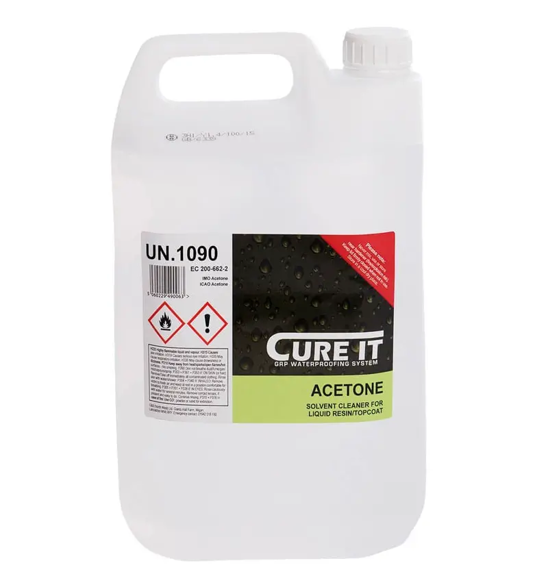 Cure It Grp Roofing Acetone - 5L 1