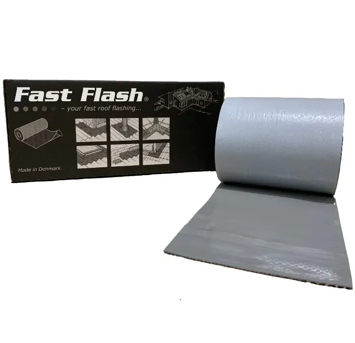 Deks Fast Flash Self-Adhesive Lead Replacement Flashing - Grey 280Mm 1