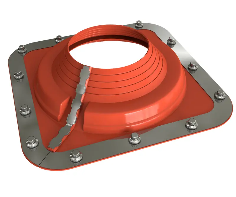 Dektite® Combo Epdm Pipe Flashing For Metal Roofs - Red (5 - 127Mm) 1