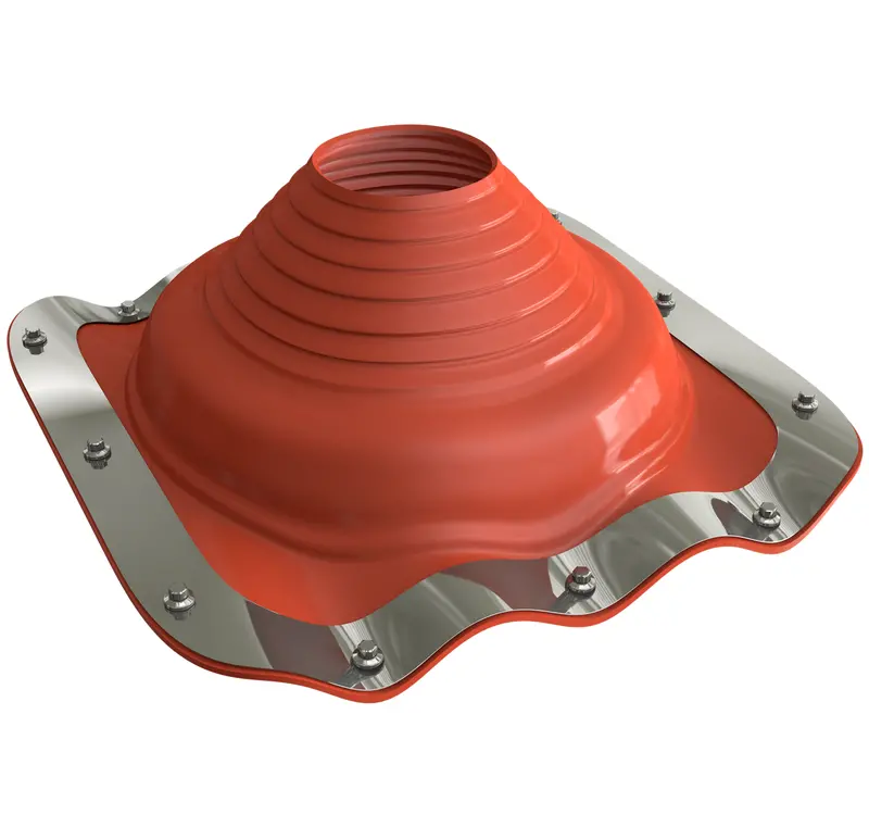 Dektite® Premium Epdm Pipe Flashing For Metal Roofs - Red (All Sizes) 1