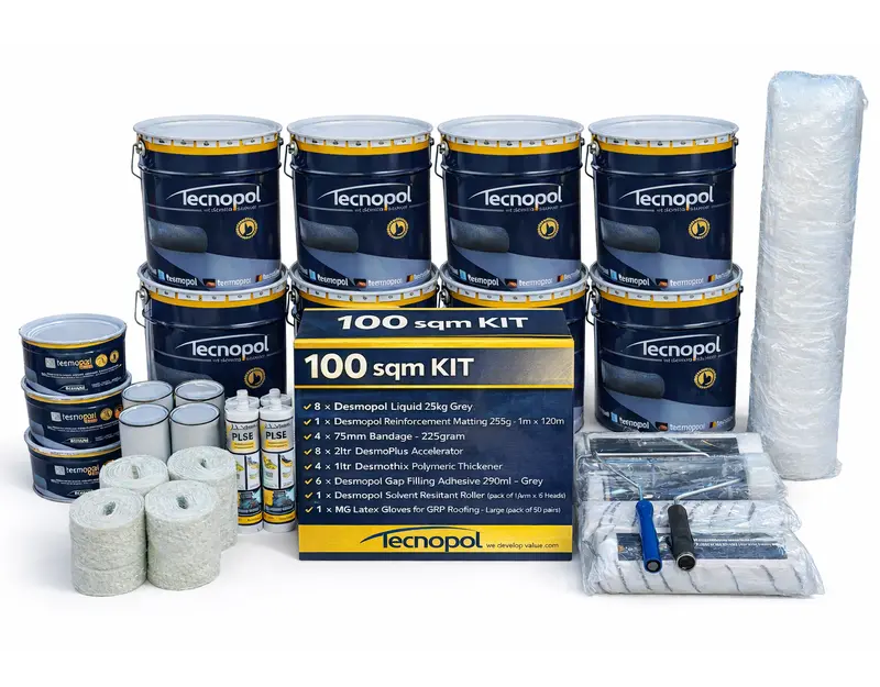Desmopol Liquid Polyurethane Waterproofing Kit - 100M² 1