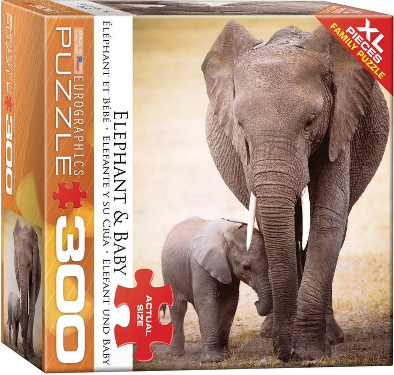 Elephant & Baby 1