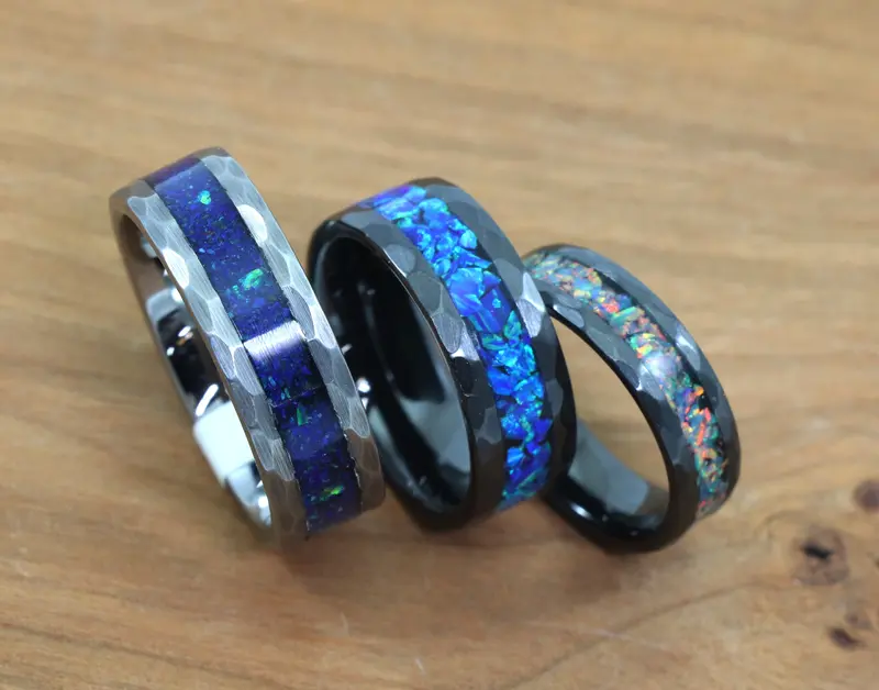 Hammered Inlay Ring Core 1