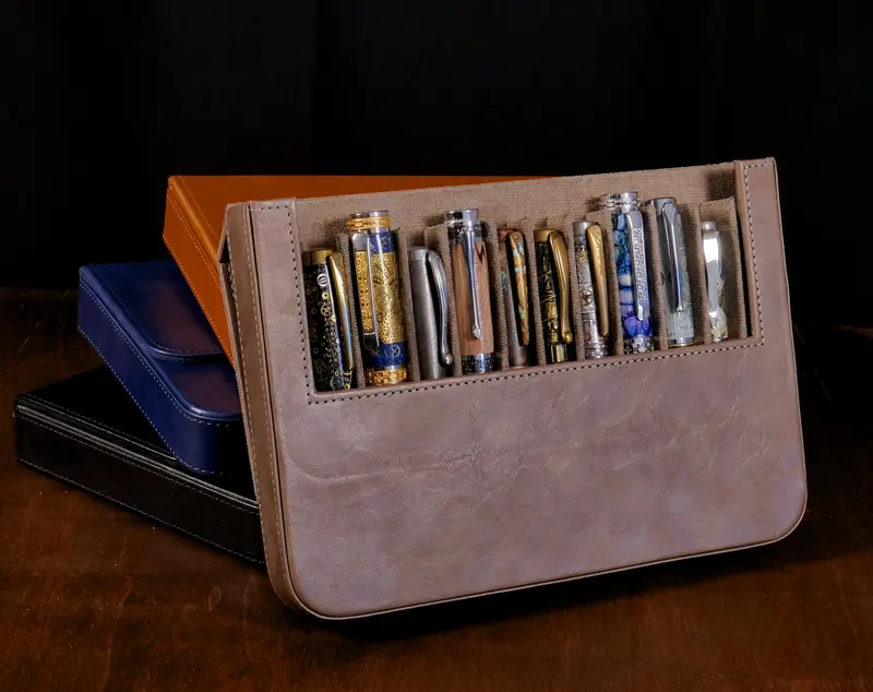 High End Leather Pen Case 1