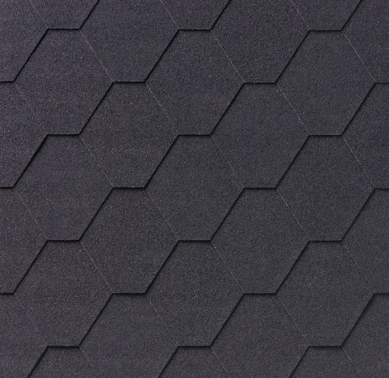 Iko Armourshield Plus Hexagonal Shingles 2M² - Black 1