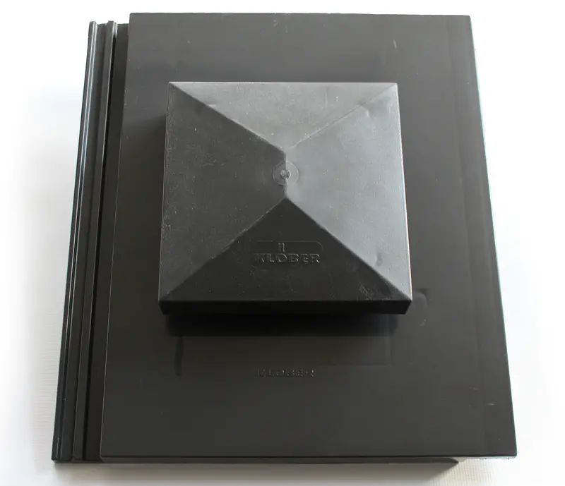 Klober Redland Mk11 Stonewold Tile Vent - Slate Grey (430 X 380Mm) 1