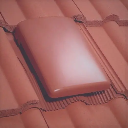 Klober Universal Roof Tile Vent - Antique Red 1