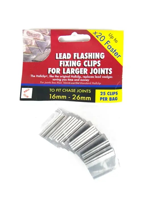 Lead Hall Clips (Pack Of 20) Extra Large 1