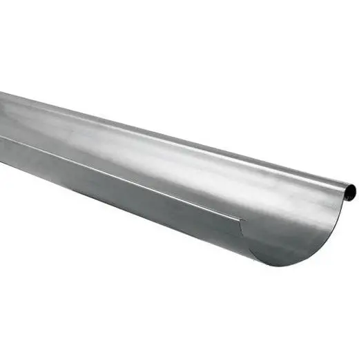 Lindab Majestic Galvanised Steel Half Round Gutter - 3M X 125Mm 1