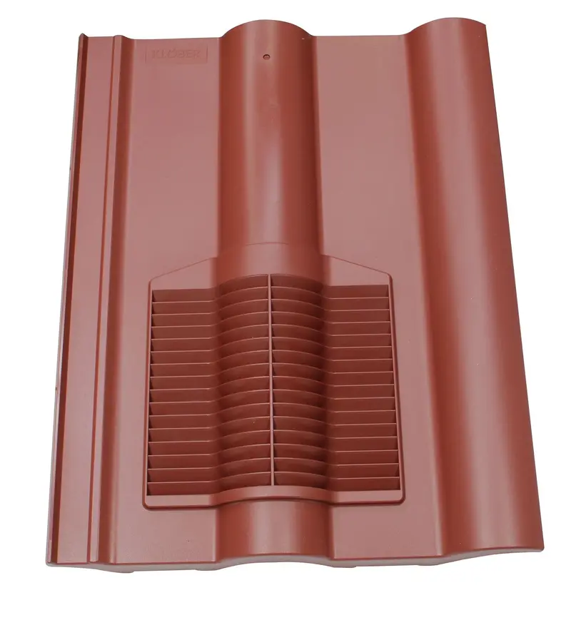 Marley Double Roman Tile Vent - Dark Red 1