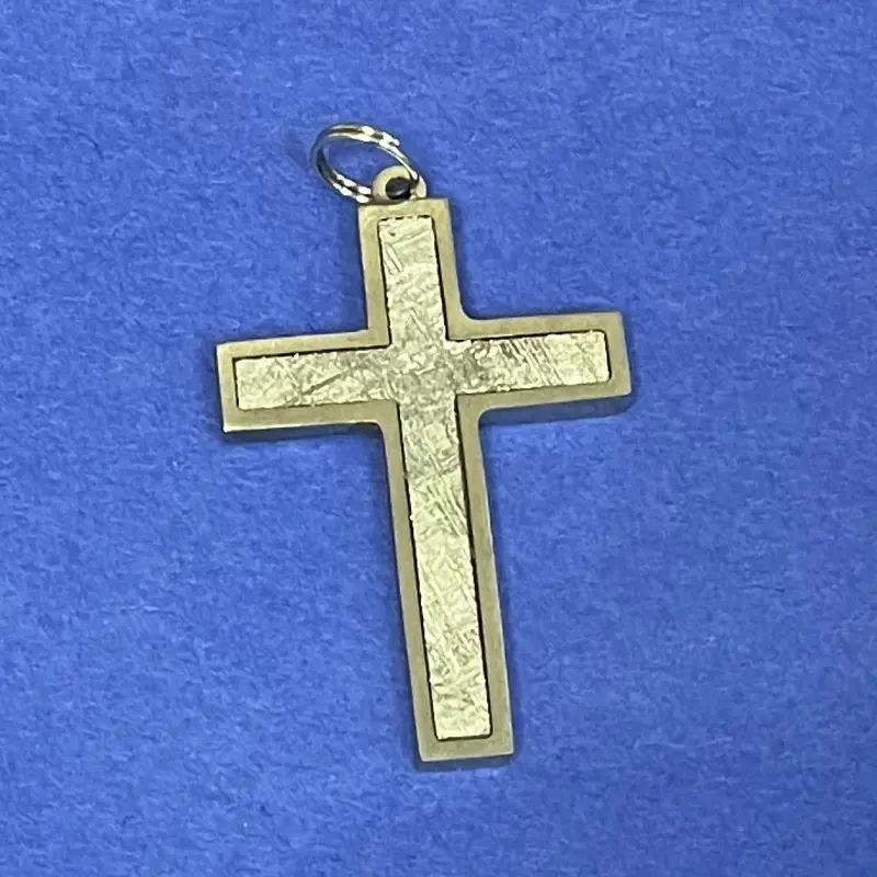 Meteorite Cross Pendant 1