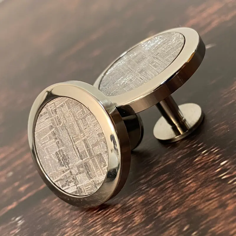 Meteorite Cufflinks 1