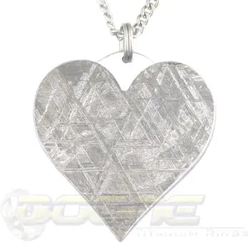 Meteorite Heart Pendant 1