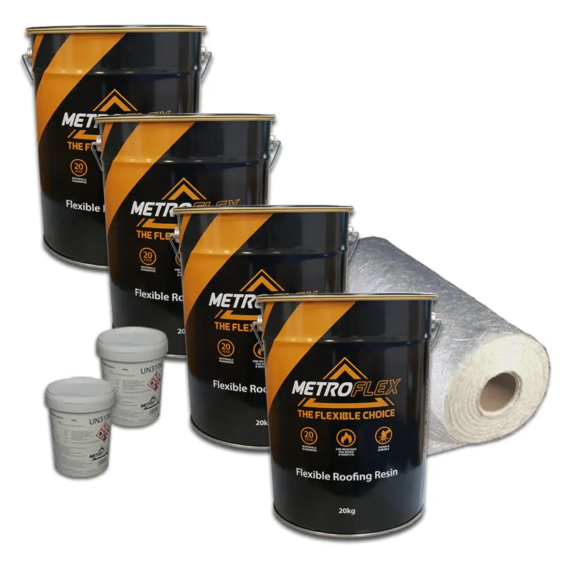 Metroflex Flexible Grp Fibreglass Roofing Kit - 28M2 1