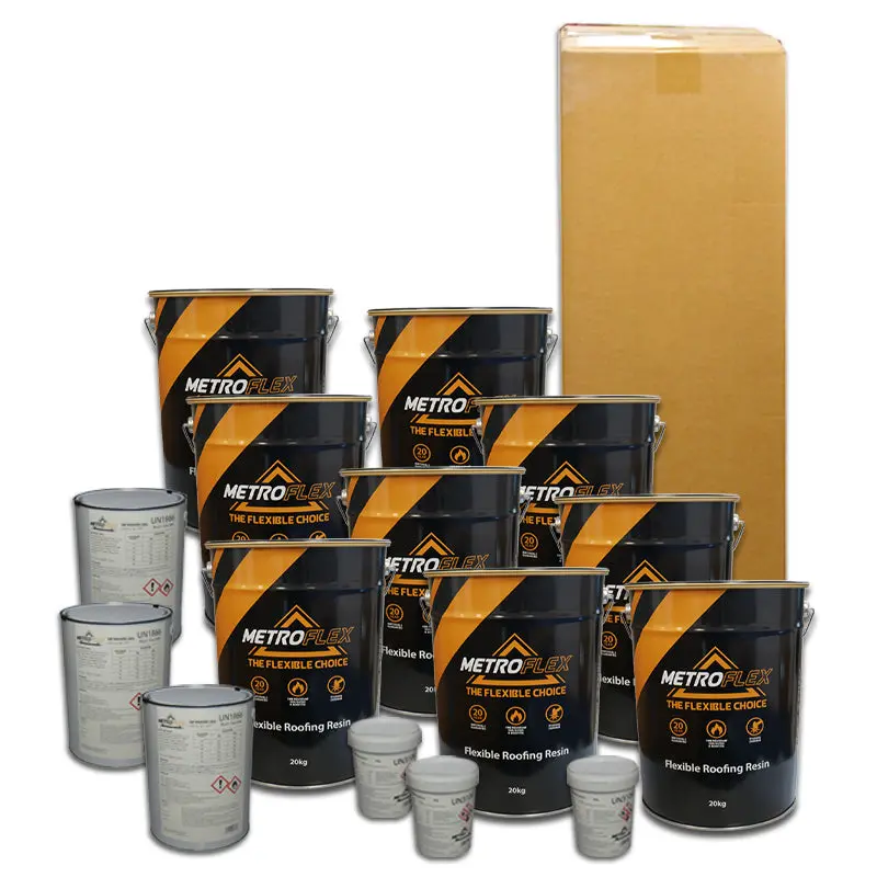 Metroflex Flexible Grp Fibreglass Roofing Kit With Primer - 60M2 1