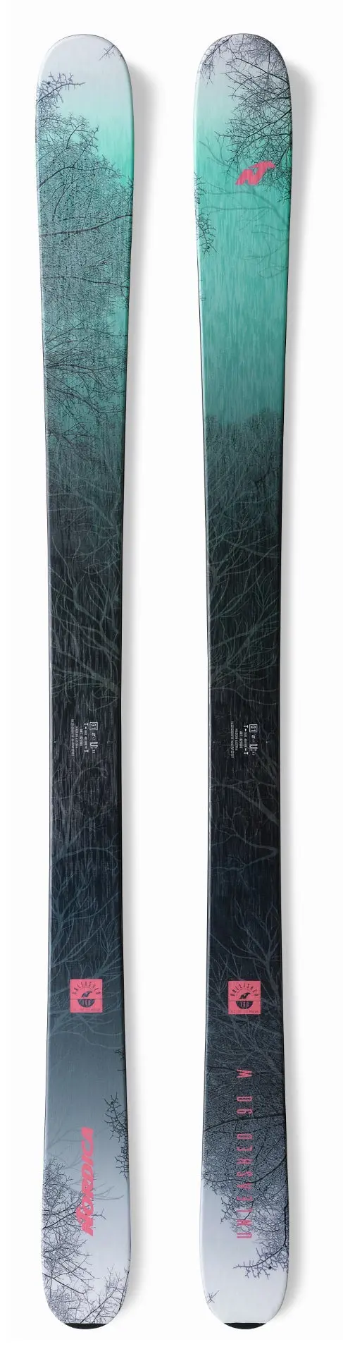 Nordica Unleashed 90W Ladies Snow Skis 2023 1