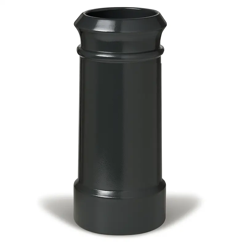 Redbank Black Cannon Head Chimney Pot - 750Mm 1