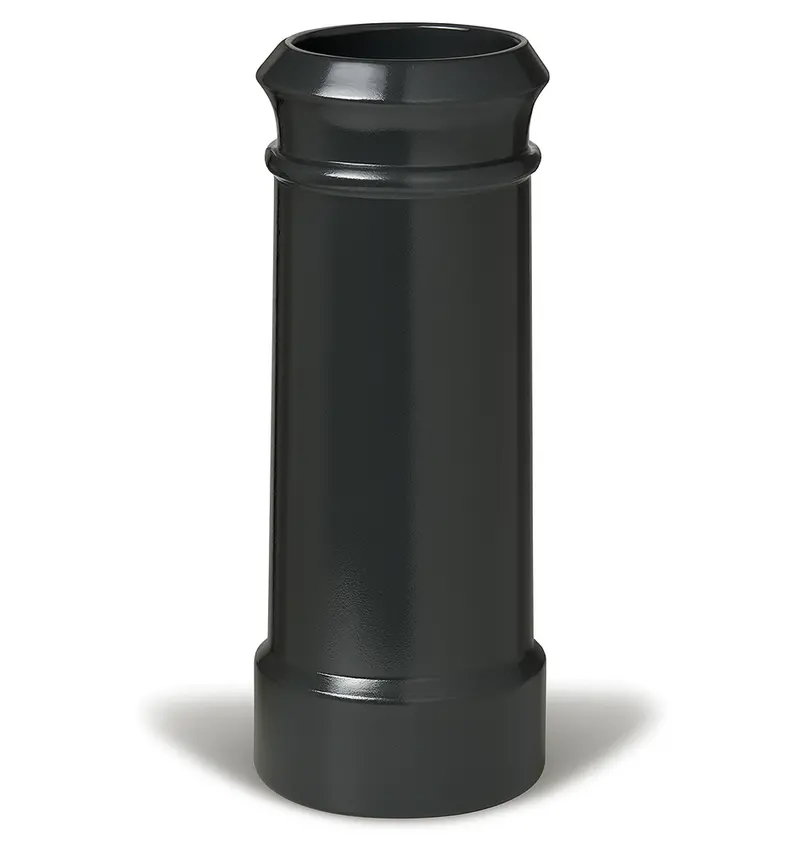 Redbank Black Cannon Head Chimney Pot - 900Mm 1