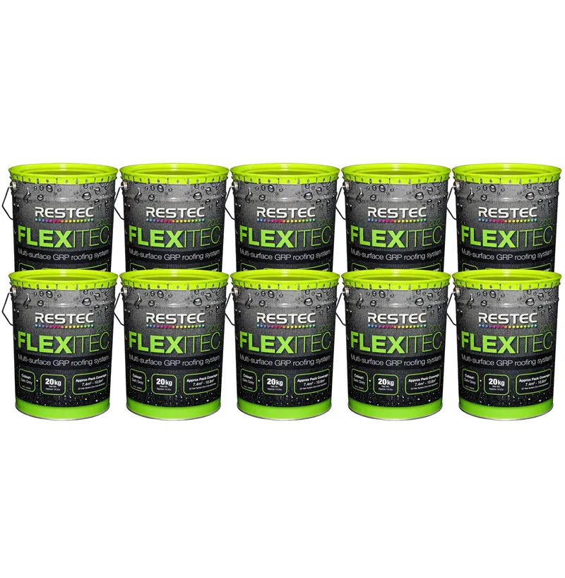 Restec Flexitec 2020 Resin - Dark Grey 20Kg (Pallet Of 10) 1