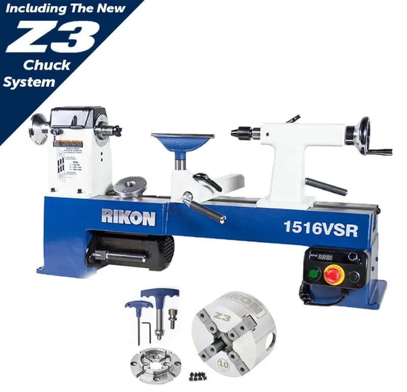 Rikon 70-1516Vsr Variable Speed Midi Lathe 1