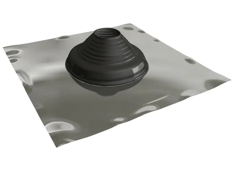 Seldek® Aluminium & Epdm Pipe Flashing For Pitched Roofs - Black (160 - 300Mm) 1