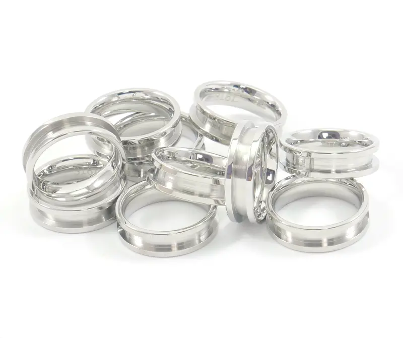 Stainless Steel Inlay Channel Ring Core 1