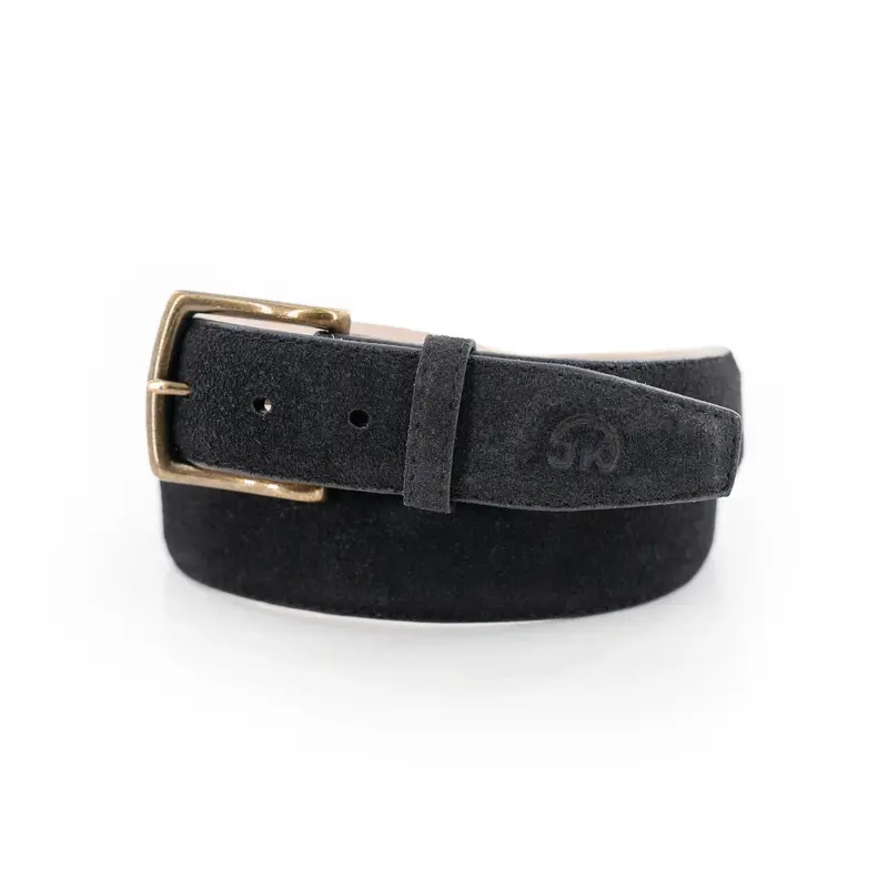 Suede Belt - Coal 1