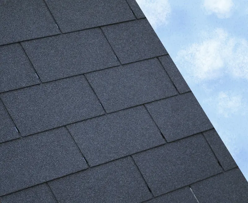 Super 3 Tab Square Self-Adhesive Bitumen Roof Felt Shingles - Black (2.42M2 Pack) 1