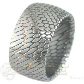 Superconductor Dome Ring In 12Mm Width Etched 1