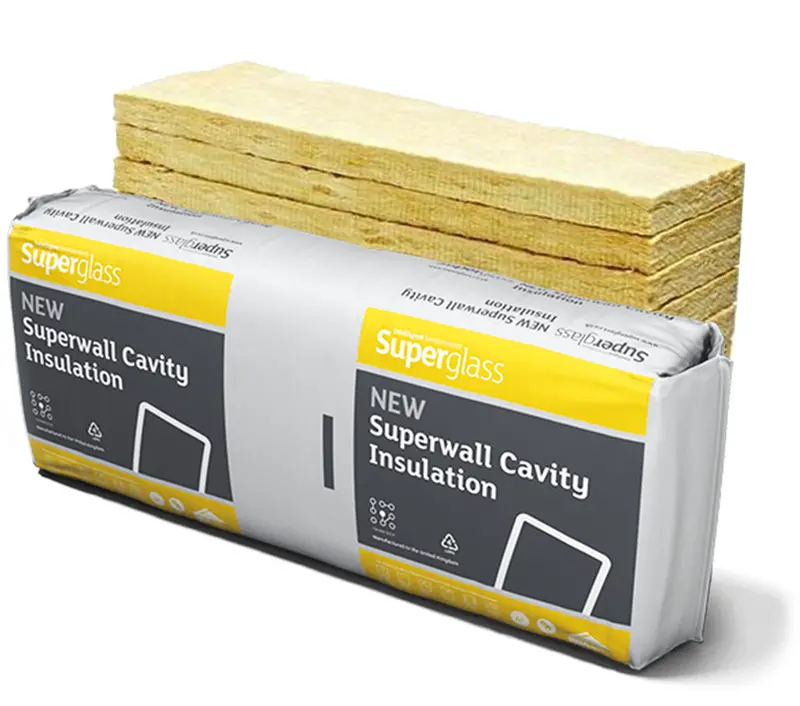 Superglass Superwall 36 Cavity Wall Insulation Batt - 75Mm (5.46 M2 Per Pack) 1