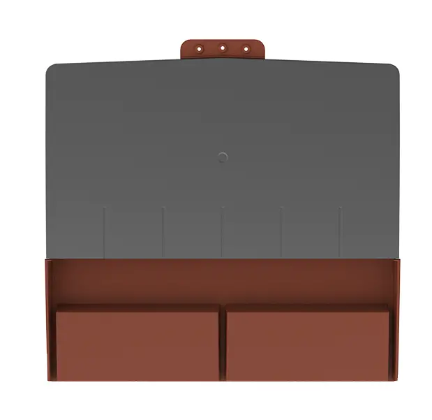 Timloc Low Profile Plain Roof Tile Vent - Red 1