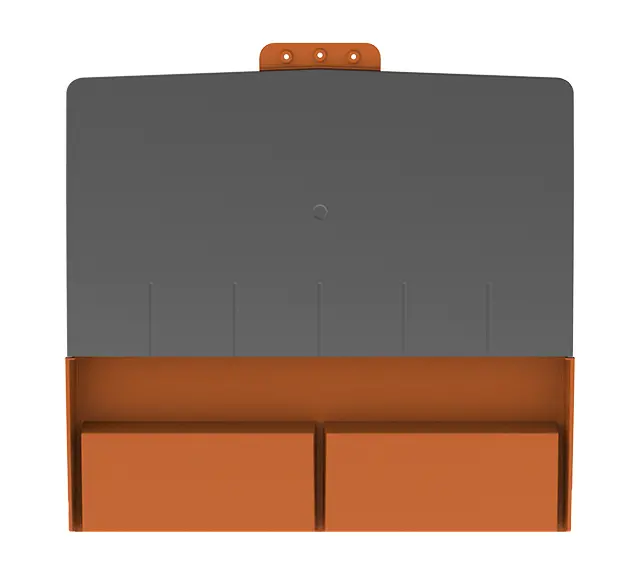Timloc Low Profile Plain Roof Tile Vent - Terracotta 1