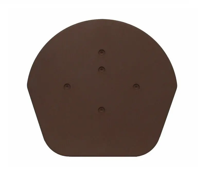 Timloc Universal Dry Fix Half Round Ridge End Cap – Brown 1