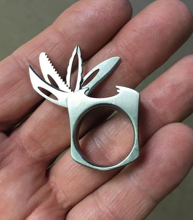 Titanium Utility Ring : The Hawk 1
