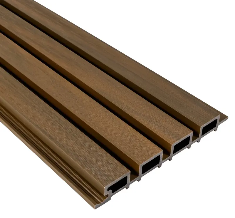 Triton Wpc Slatted Wall Cladding - Golden Teak (3.6M) 1