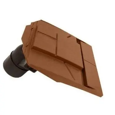 Ubbink Ub37 In-Line Plain Tile Vent With 100Mm Pipe - Sepia 1
