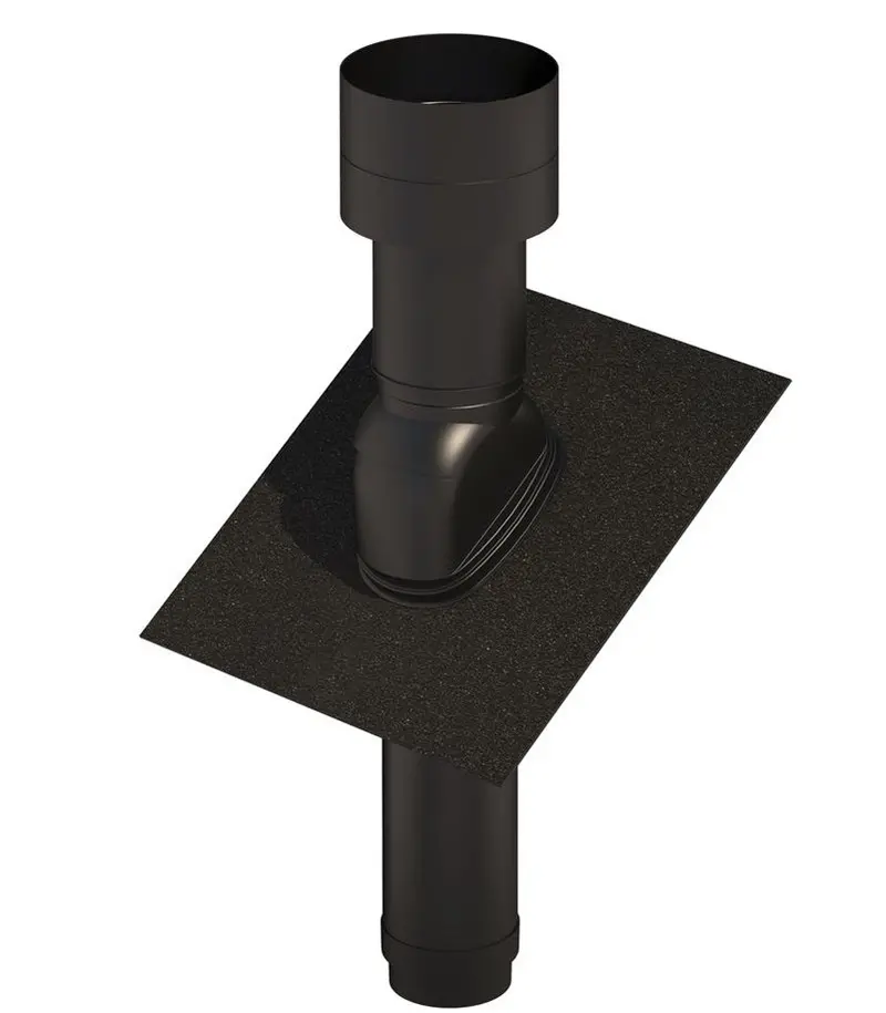 Ubbink Ub46 Universal Insulated Vent Terminal - 125Mm Diameter For Tiles & Slate 1
