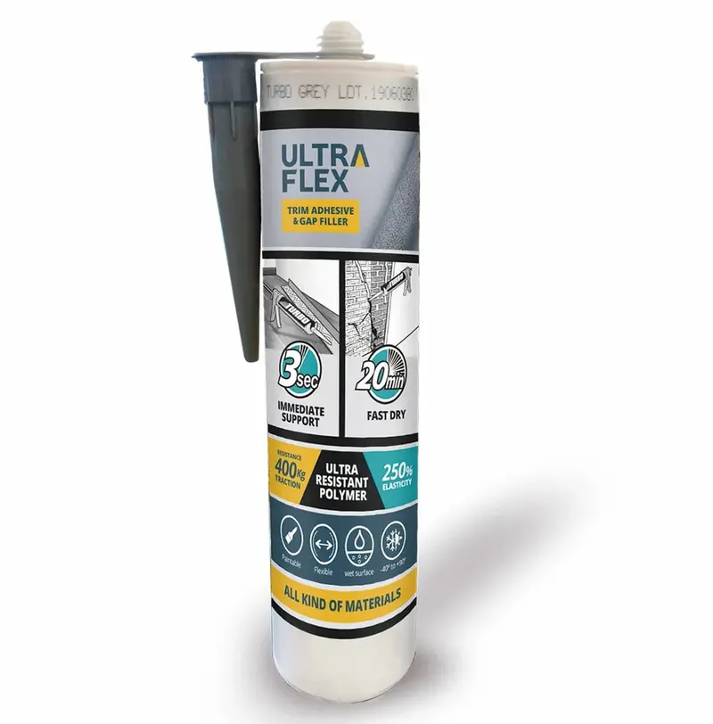 Ultraflex Gap Filling Adhesive 290Ml - Grey 1